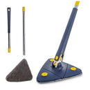 Esfregão Mop De Limpeza Triangular Giratório De 360°