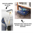 Esfregão Mop De Limpeza Triangular Giratório De 360°